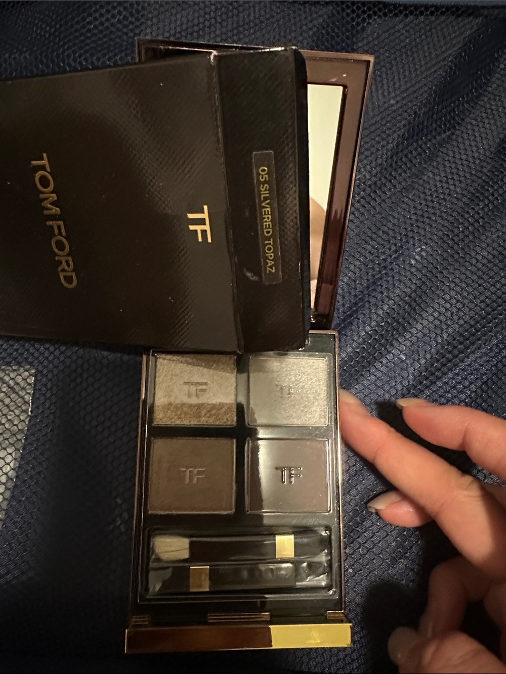 Tom Ford Eyeshadow Quad — 05 Silvered Topaz and Taupe Neutrals